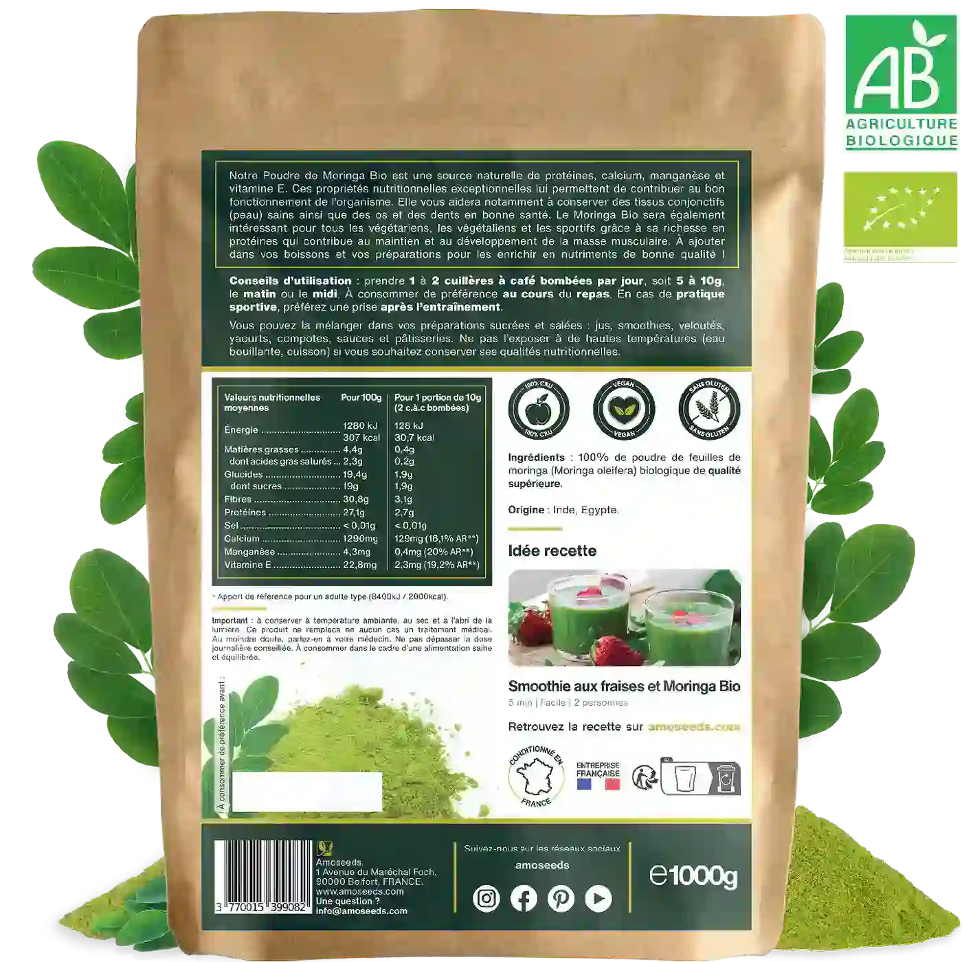 amoseeds-super-aliments-bio-moringa-en-poudre-bio-1-kg-antioxydant image 6