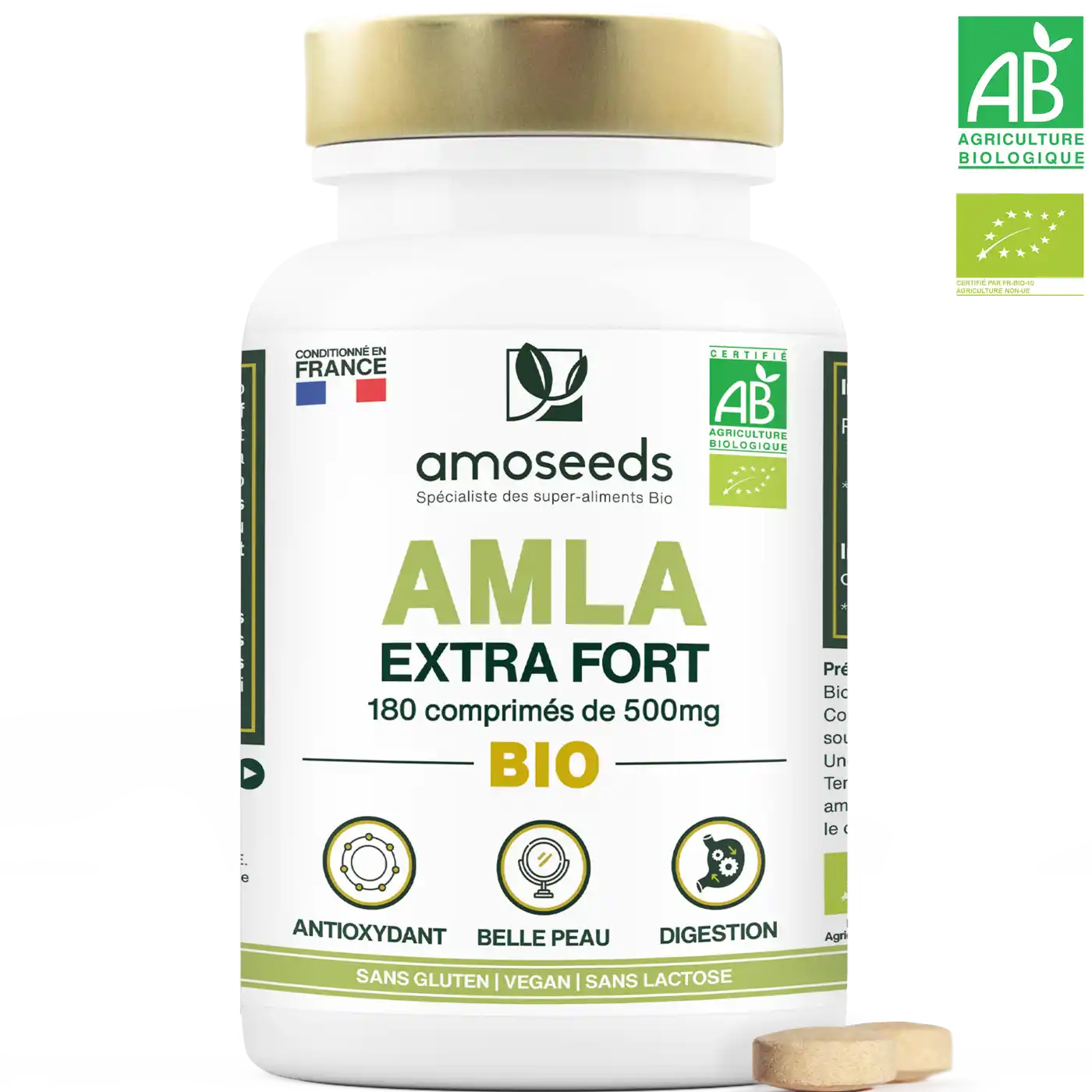 amoseeds-comprim-s-bio-amla-extra-fort-180-peau-cheveux image 1