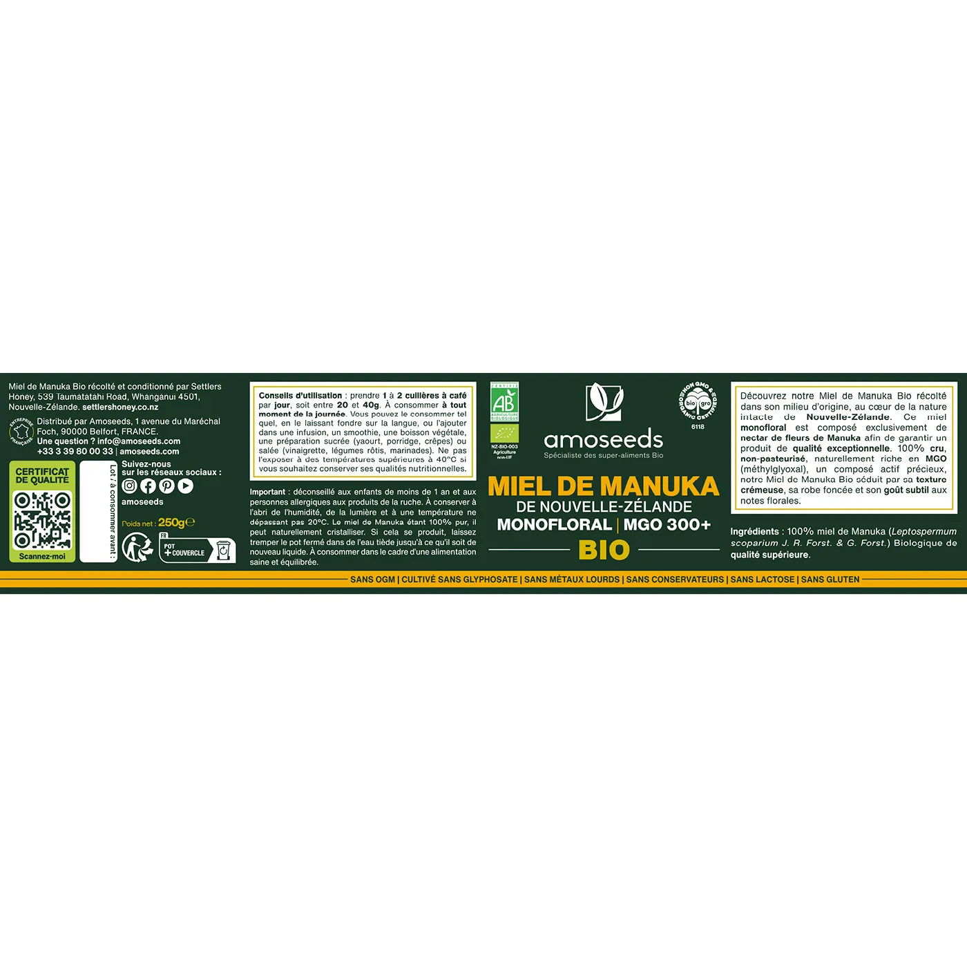 amoseeds-super-aliments-miel-de-manuka-bio-250g-mgo-300 image 6