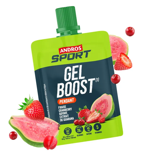 andros-sport-gels-gel-boost-fraise-cranberry-goyave-4x40g-caf-ine image 1