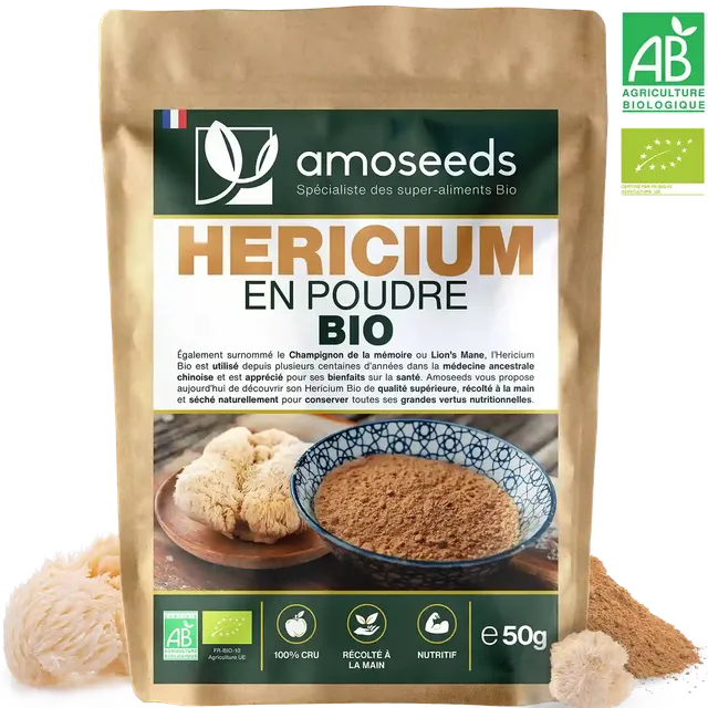 amoseeds-super-aliments-bio-hericium-poudre-bio-150g-m-moire image 1