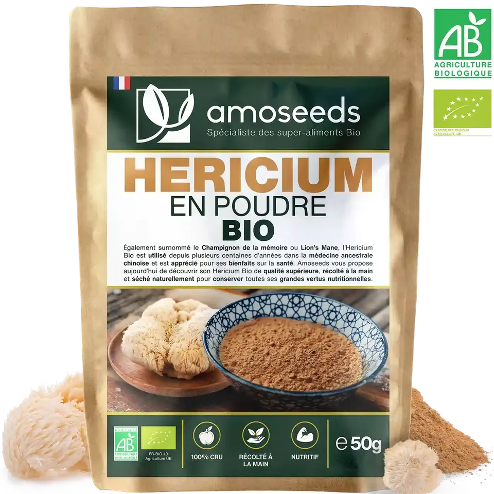 amoseeds-super-aliments-bio-hericium-poudre-bio-150g-m-moire image 1