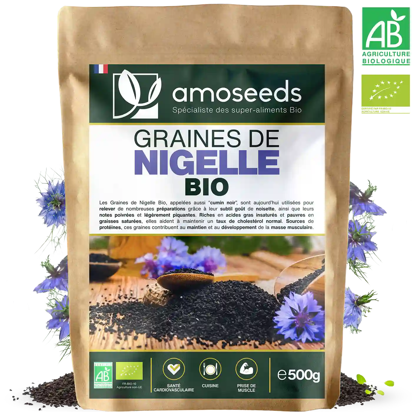 amoseeds-super-aliments-bio-graines-de-nigelle-bio-500g-cumin-noir image 1