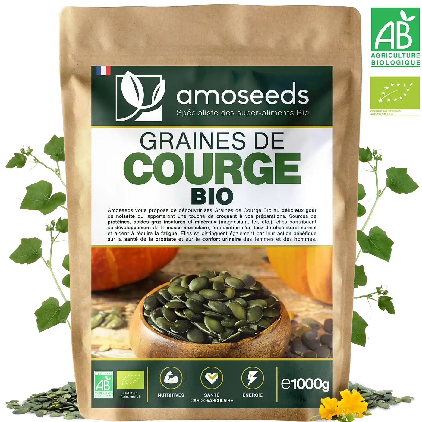 amoseeds-graines-de-courge-bio-1kg-c-ur image 1