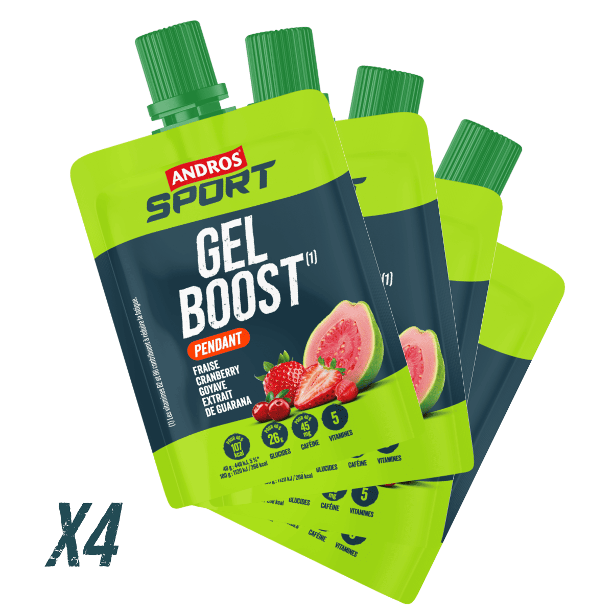 andros-sport-gels-gel-boost-fraise-cranberry-goyave-4x40g-caf-ine image 4