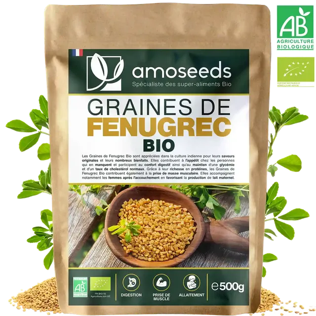 amoseeds-super-aliments-bio-graines-de-fenugrec-bio-500-g-cuisine image 1