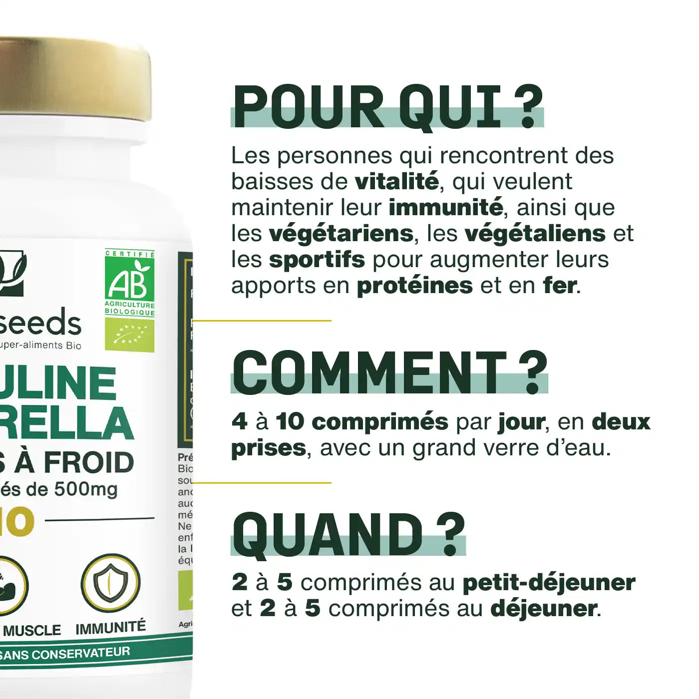 amoseeds-comprim-s-bio-mix-spiruline-chlorella-400-phycocyanine image 4