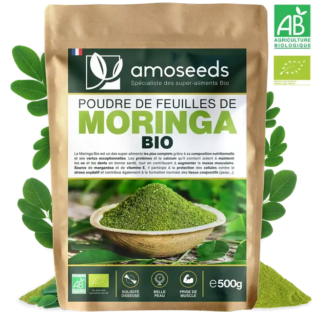amoseeds-moringa-en-poudre-bio-500g-antioxydant image 1