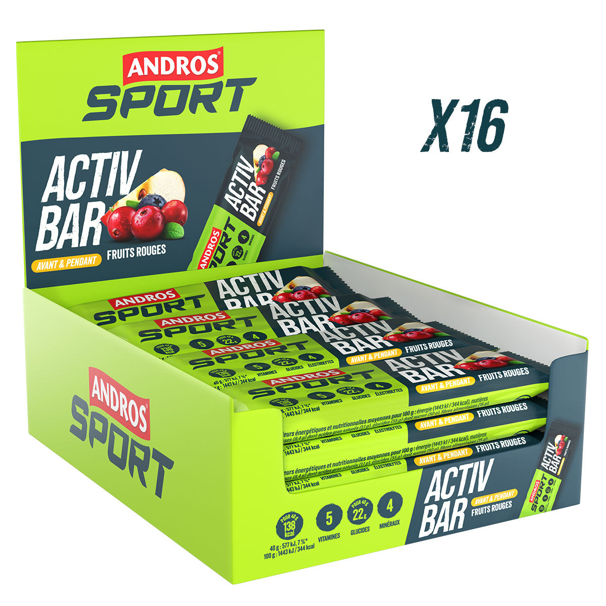 andros-sport-activ-bar-barre-fruits-rouges-40g-x3 image 4