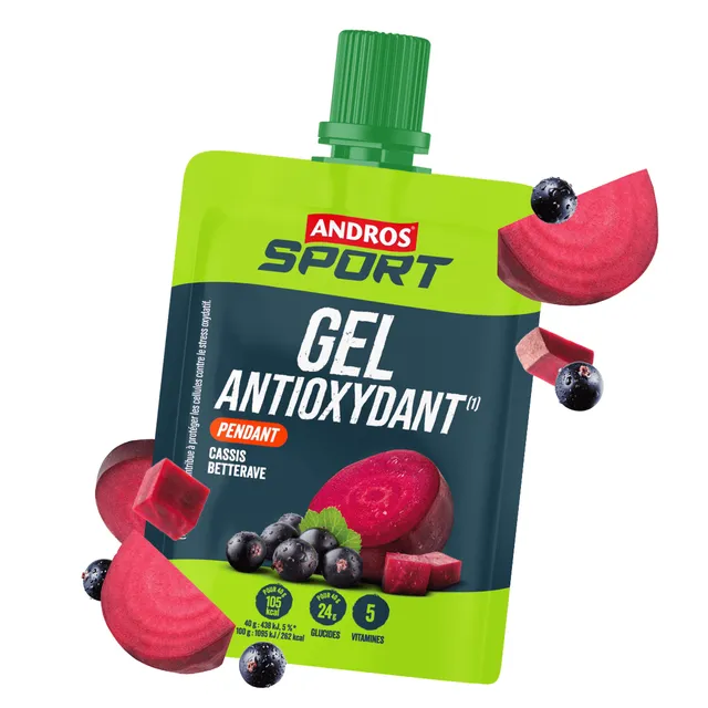 andros-sport-gel-antioxydant-cassis-betterave-40g-x4 image 1