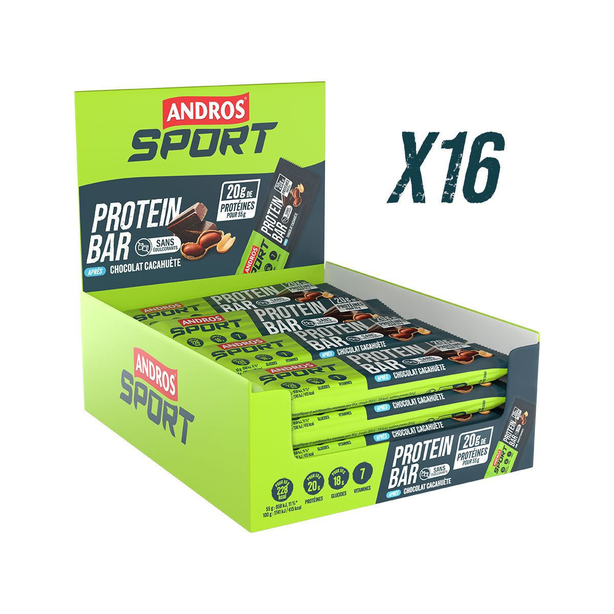 andros-sport-barres-hyperprot-in-e-chocolat-cacahu-te-barre-3x55g image 4