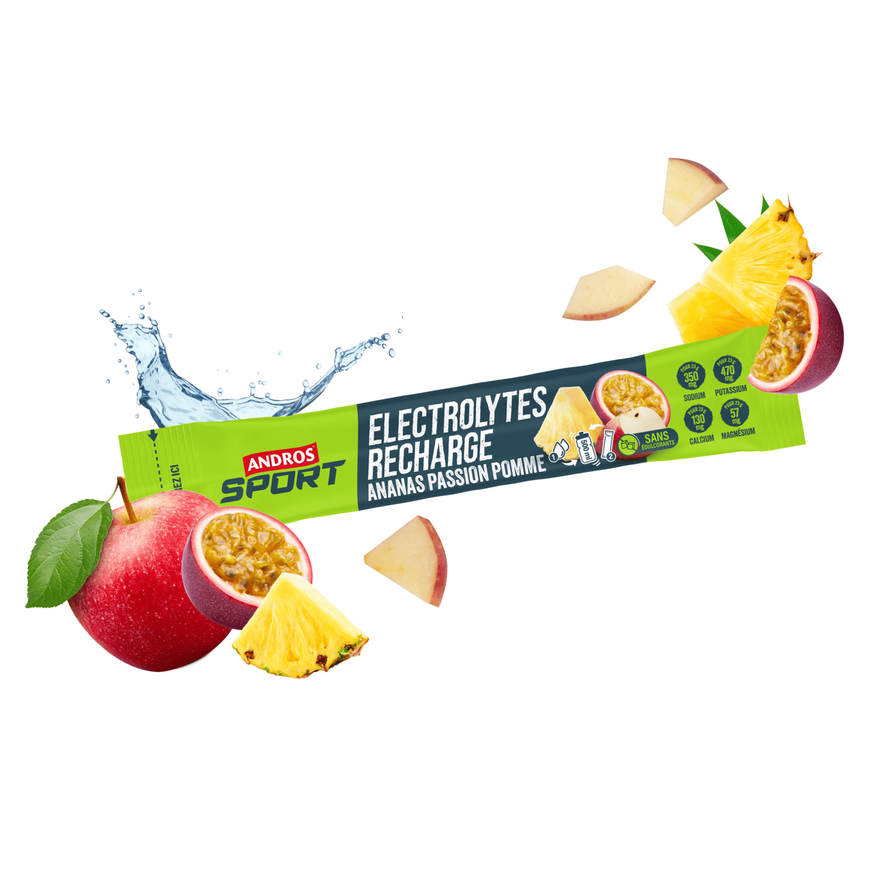 andros-sport-hydratation-stick-electrolytes-ananas-boisson-x4 image 1