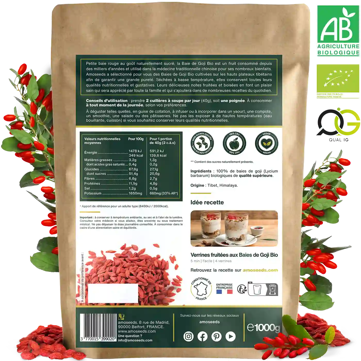 amoseeds-baies-de-goji-bio-1kg-encas-fibres image 6