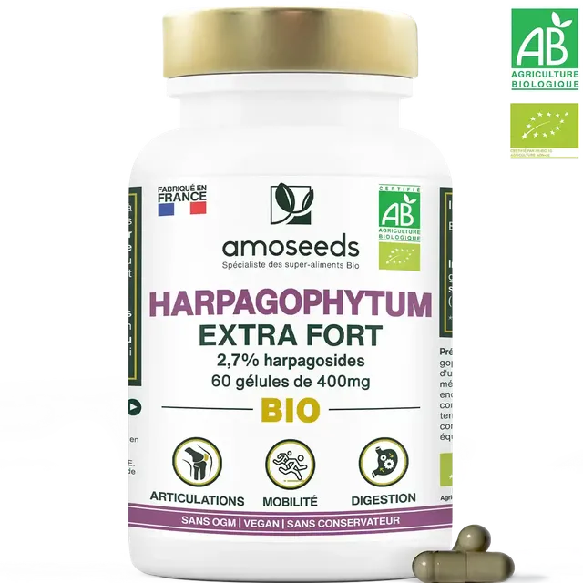 amoseeds-g-lules-harpagophytum-bio-extra-fort-60-g-lules image 1