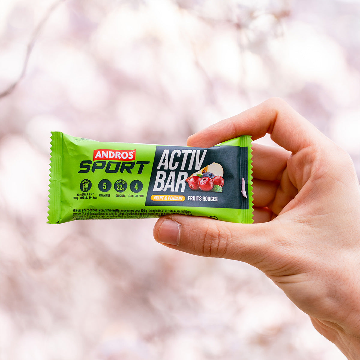 andros-sport-activ-bar-barre-fruits-rouges-40g-x3 image 2