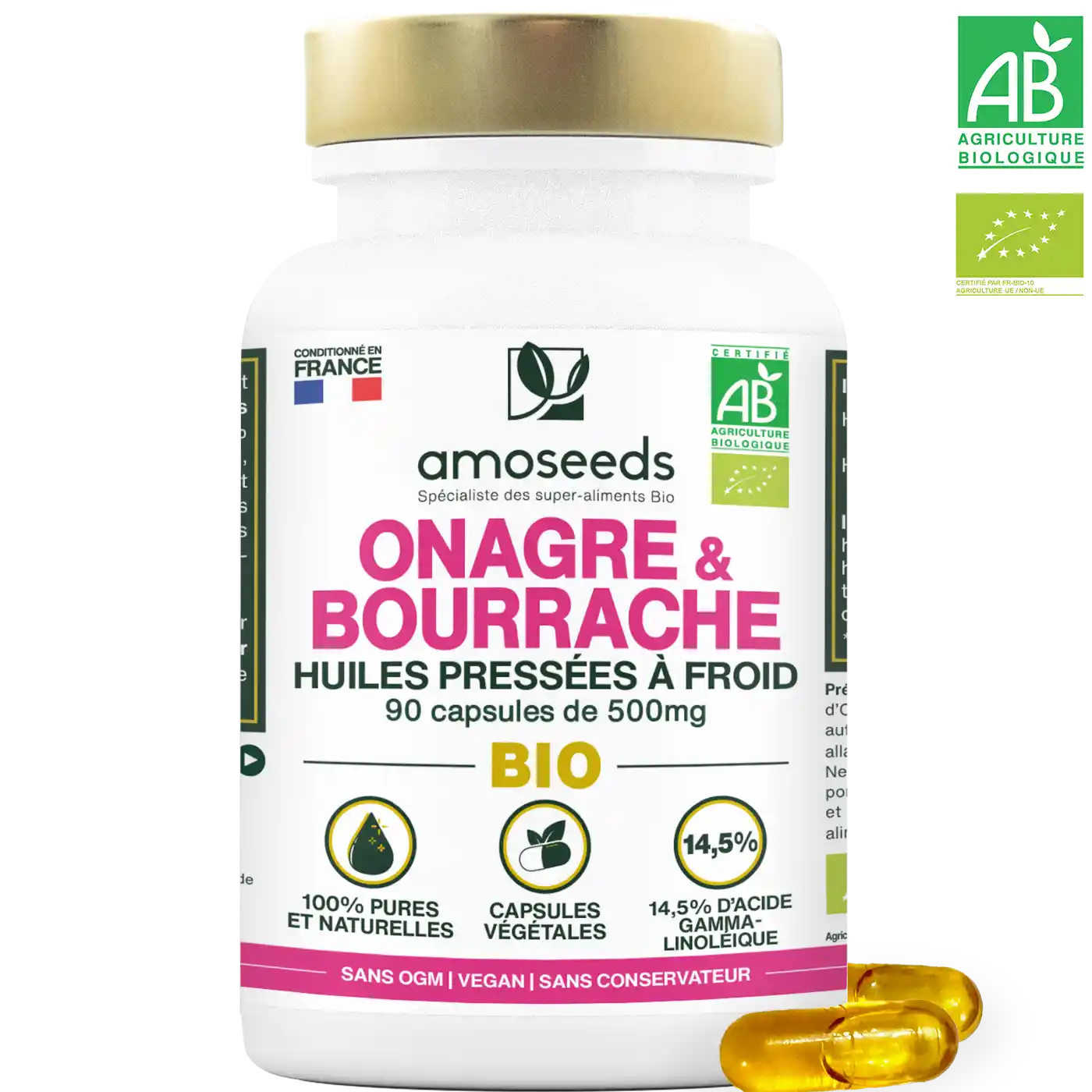 amoseeds-huile-onagre-et-bourrache-bio-g-lules-90-capsules-c-ur image 1
