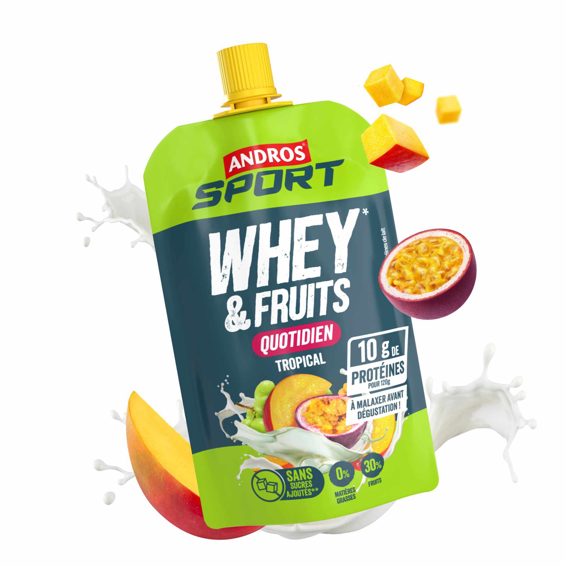 andros-sport-gourdes-whey-fruits-tropical-gourde-3x120g-10g-prot-ines image 1