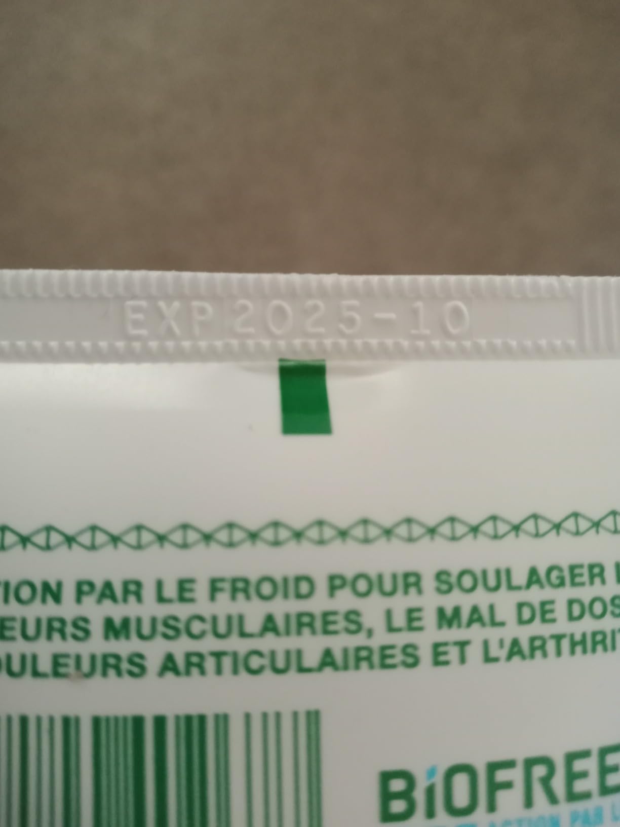 Cheville sensible