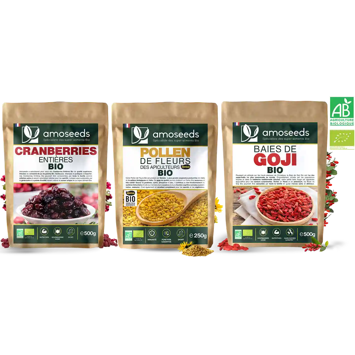 amoseeds-packs-pack-gourmand-super-aliments-bio-3-sachets-goji-cranberry image 1