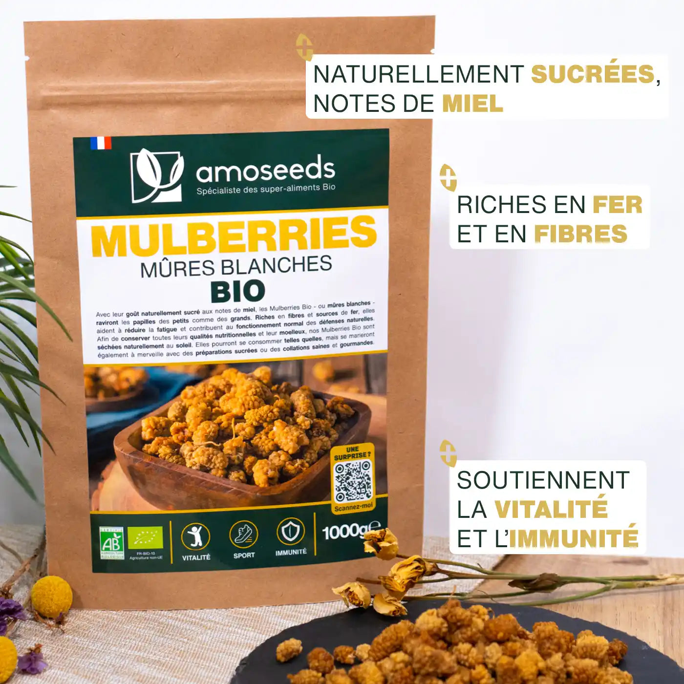 amoseeds-mulberries-bio-m-res-blanches-s-ch-es-1kg image 2