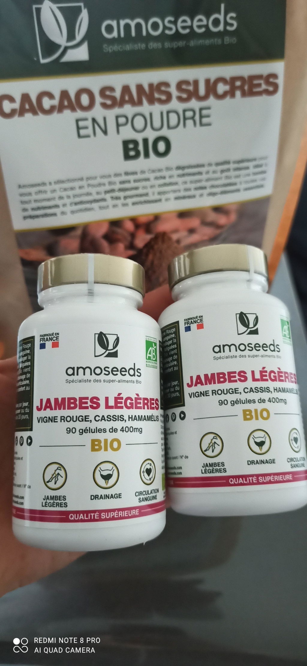 Jambes moins lourdes