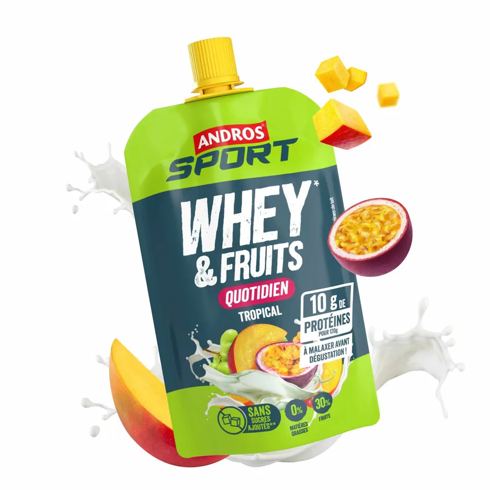 andros-sport-gourdes-whey-fruits-tropical-gourde-3x120g-10g-prot-ines image 1