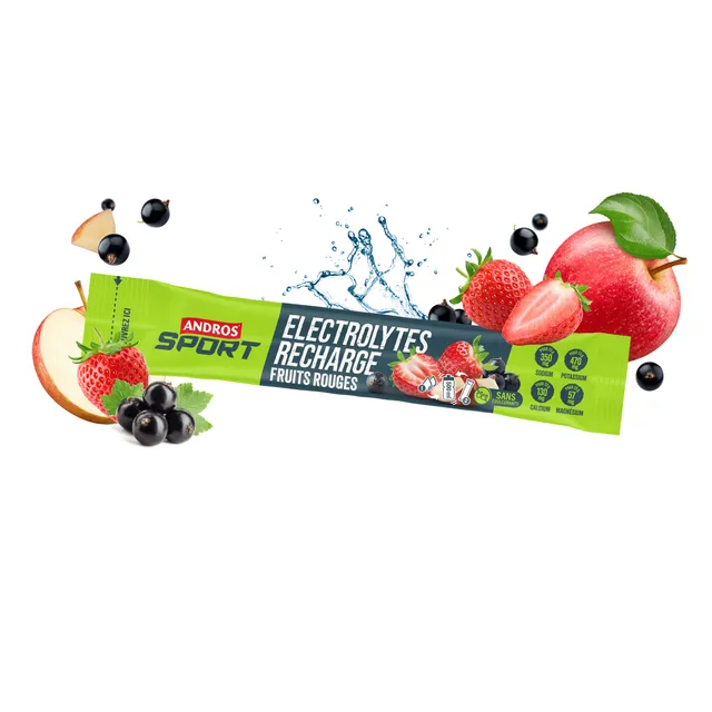 andros-sport-hydratation-electrolytes-recharge-fruits-rouges-stick-4x25g image 1