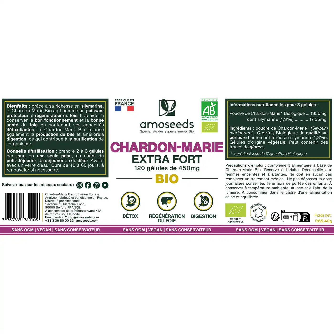 amoseeds-chardon-marie-bio-g-lules-120-g-lules-foie image 6