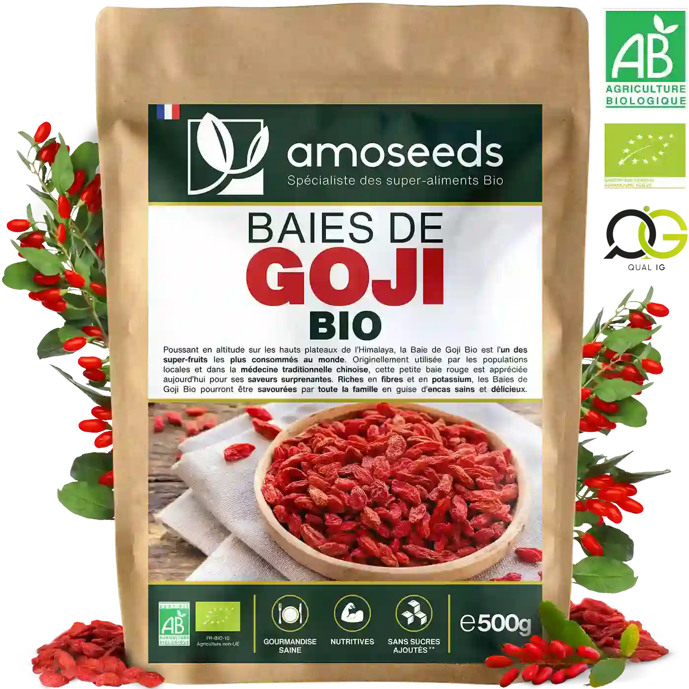 amoseeds-baies-de-goji-bio-500g-encas-fibres image 1