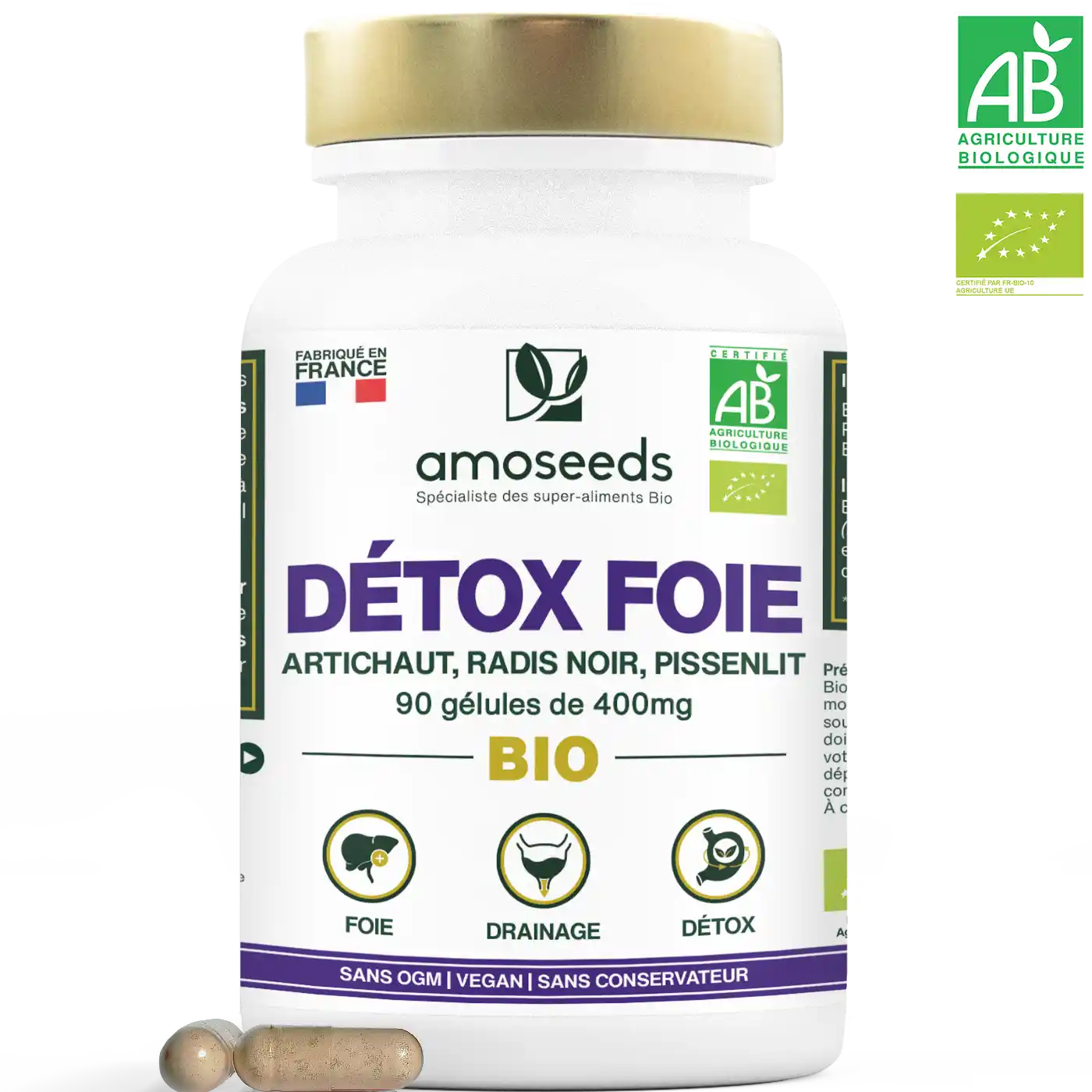 amoseeds-complexe-d-tox-foie-bio-90-g-lules-digestion image 1