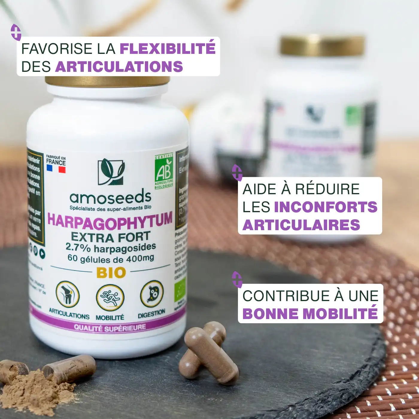 amoseeds-g-lules-harpagophytum-bio-extra-fort-60-g-lules image 2
