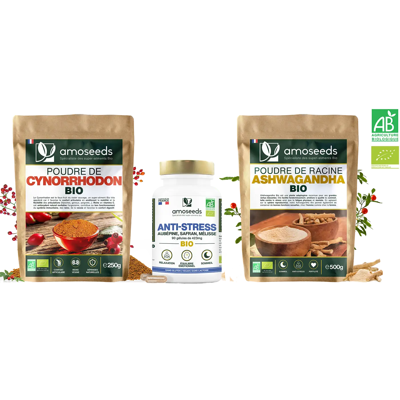 amoseeds-pack-bien-tre-poudre-g-lules-anti-stress-sommeil image 1