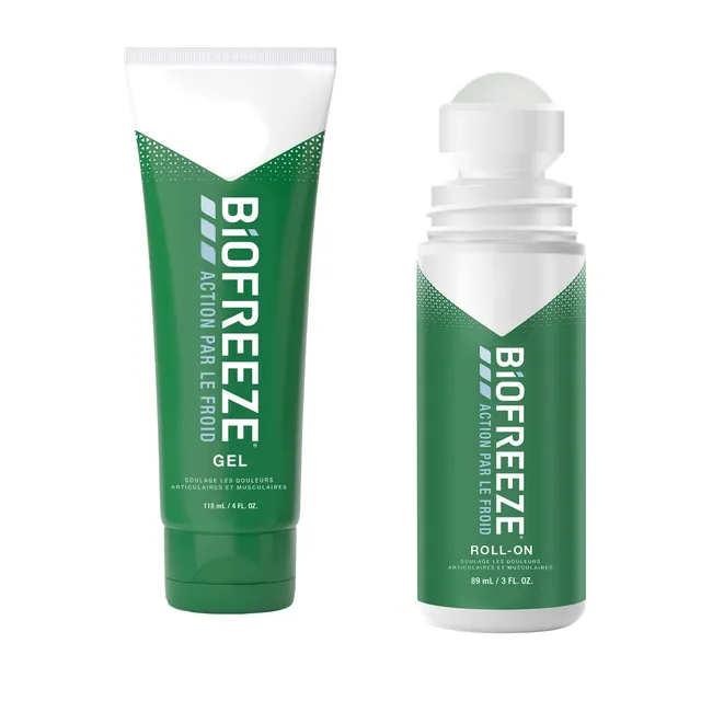 biofreeze-lot-gel-118ml-roll-on-89ml-froid-musculaire image 1