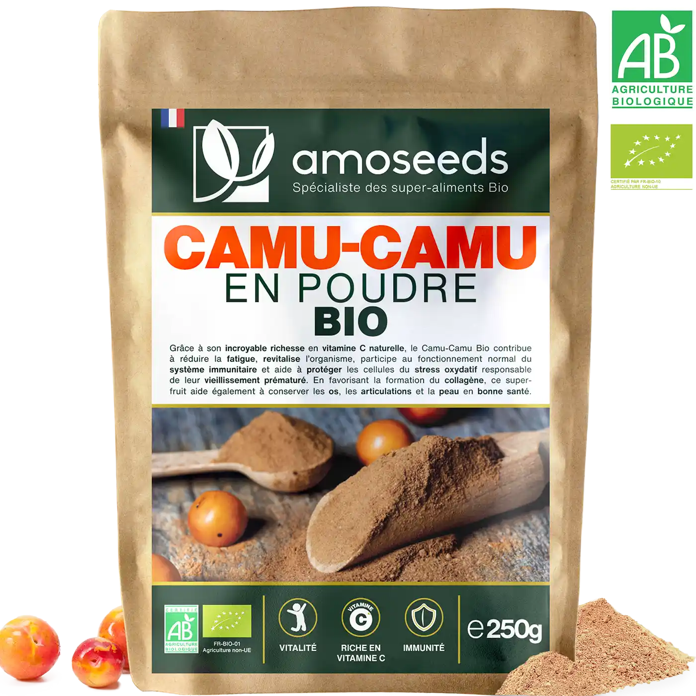 amoseeds-camu-camu-poudre-bio-250g-vitamine-c image 1
