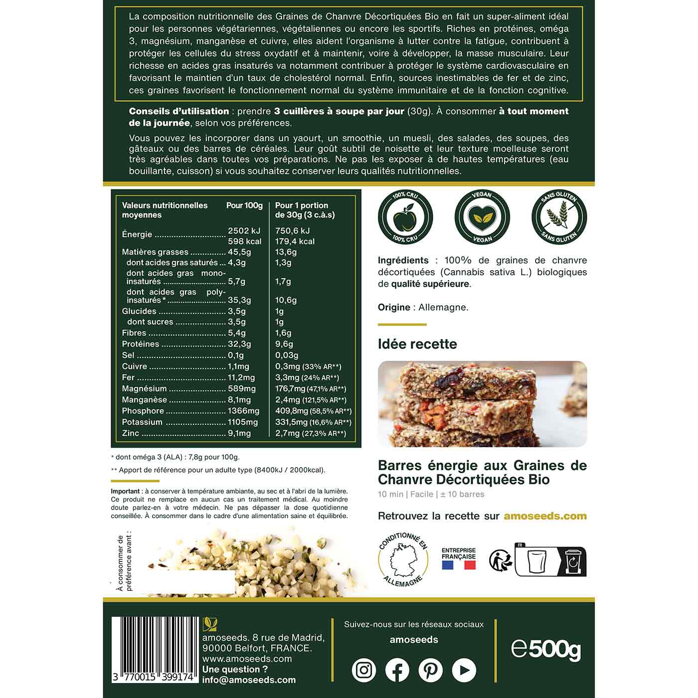 amoseeds-pack-prise-de-muscle-prot-ines-vegan-sport image 6