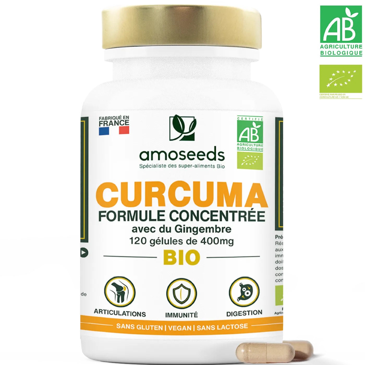 amoseeds-curcuma-gingembre-bio-g-lules-120-articulations image 1