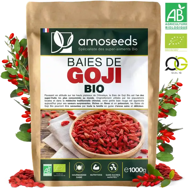 amoseeds-baies-de-goji-bio-1kg-encas-fibres image 1