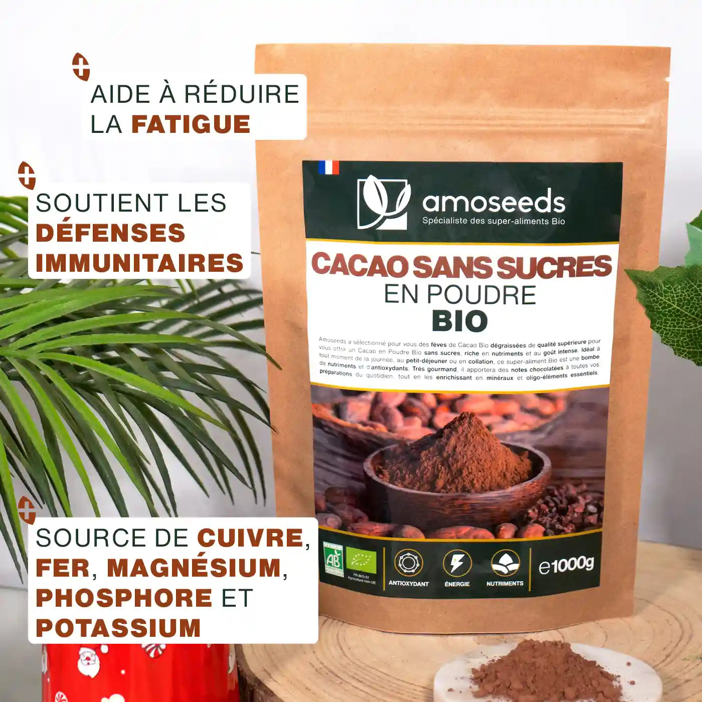 amoseeds-cacao-sans-sucres-en-poudre-bio-1kg-intense image 2