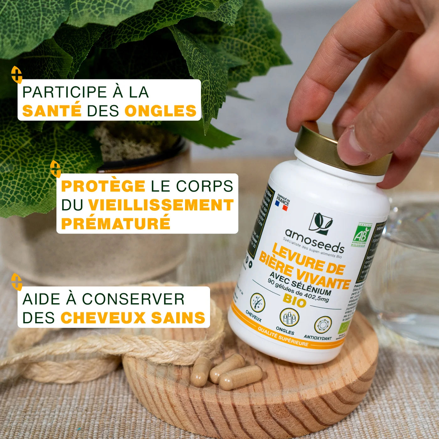 amoseeds-levure-de-bi-re-vivante-bio-90-g-lules-cheveux image 2