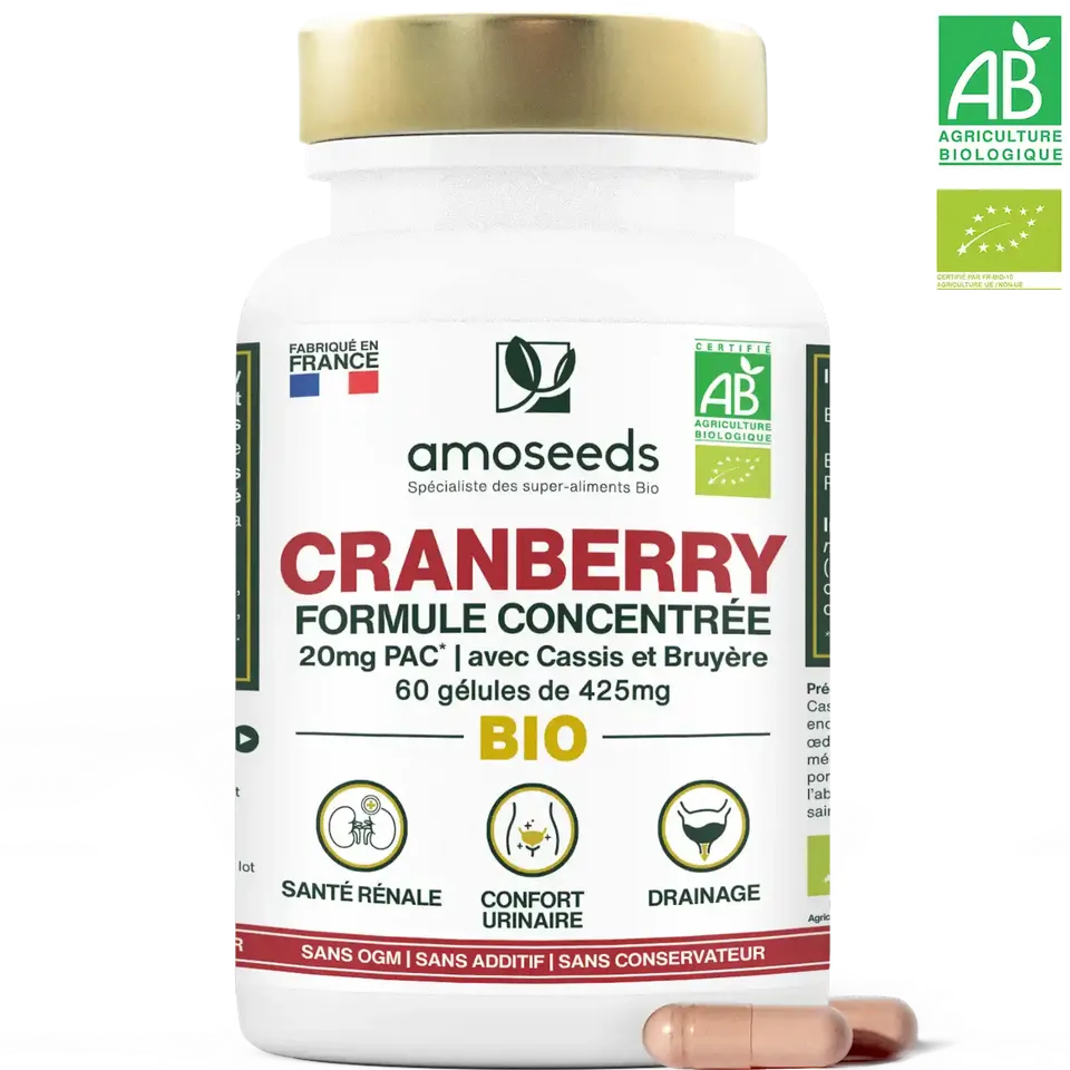 amoseeds-g-lules-cranberry-bio-60-g-lules-urinaire image 1