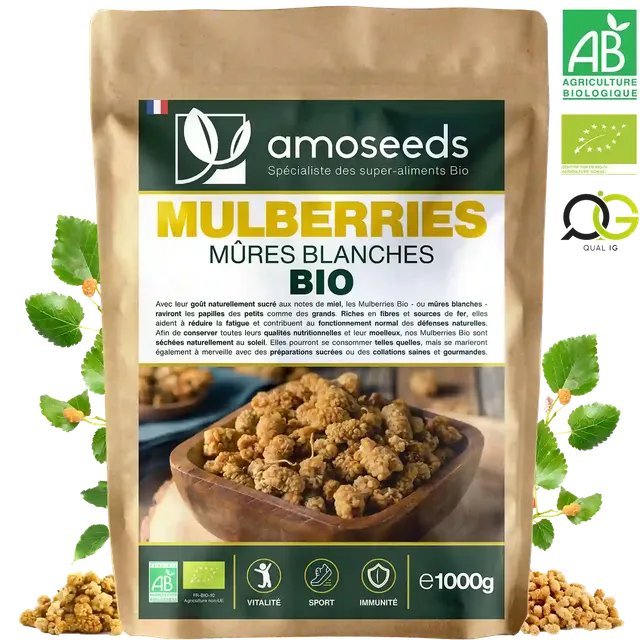 amoseeds-mulberries-bio-m-res-blanches-s-ch-es-1kg image 1