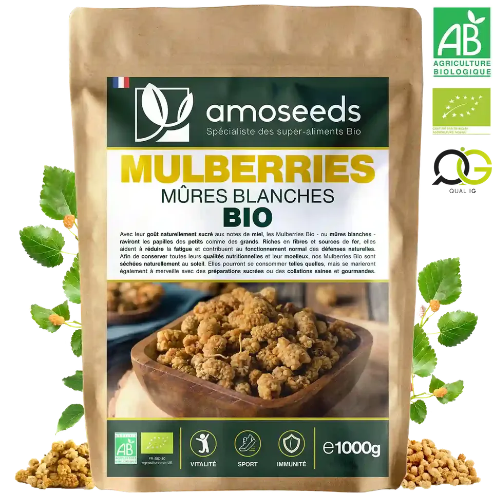 amoseeds-mulberries-bio-m-res-blanches-s-ch-es-1kg image 1