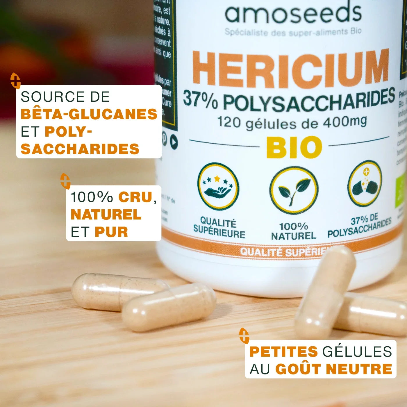 amoseeds-hericium-bio-37-polysaccharides-120-g-lules image 3