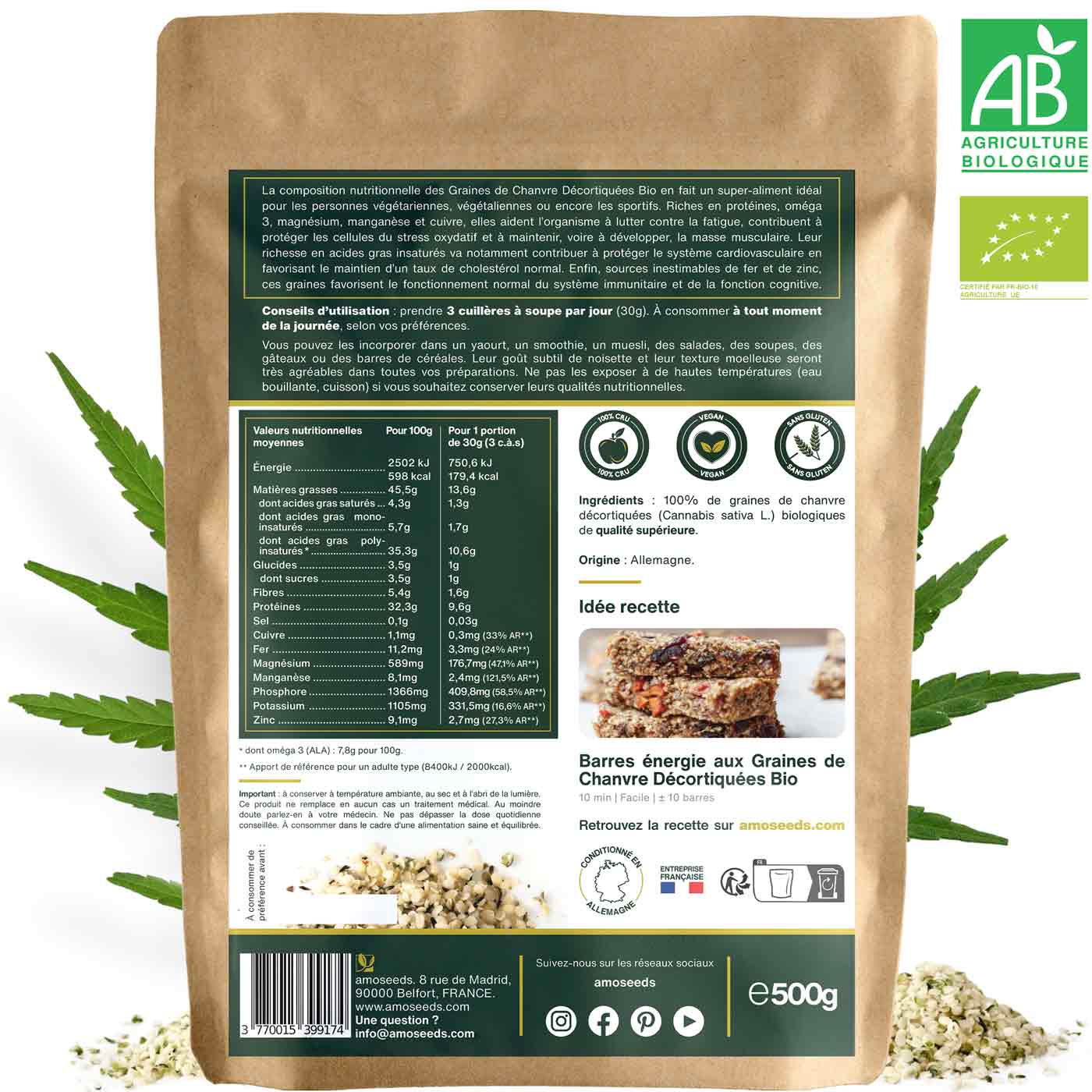 amoseeds-graines-de-chanvre-d-cortiqu-es-bio-500g-prot-ines image 5