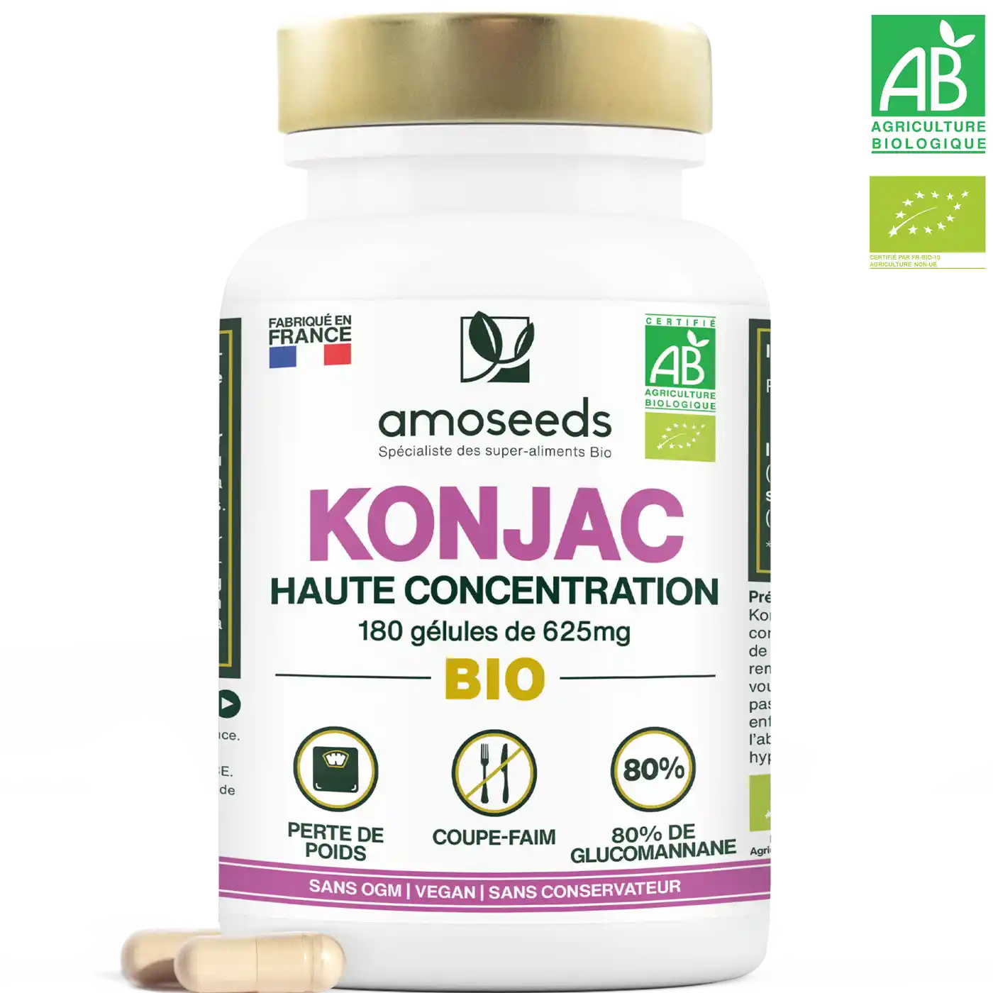 amoseeds-g-lules-bio-konjac-180-g-lules-coupe-faim-glucomannane image 1