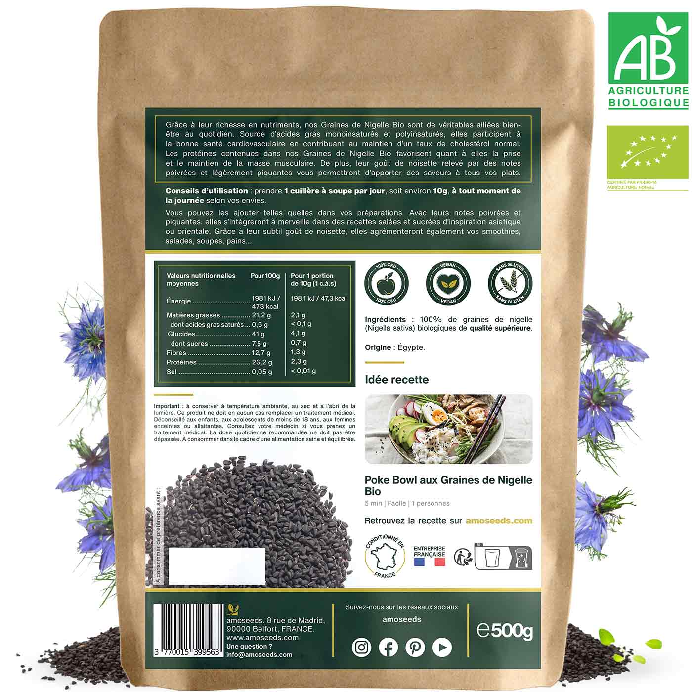amoseeds-super-aliments-bio-graines-de-nigelle-bio-500g-cumin-noir image 6