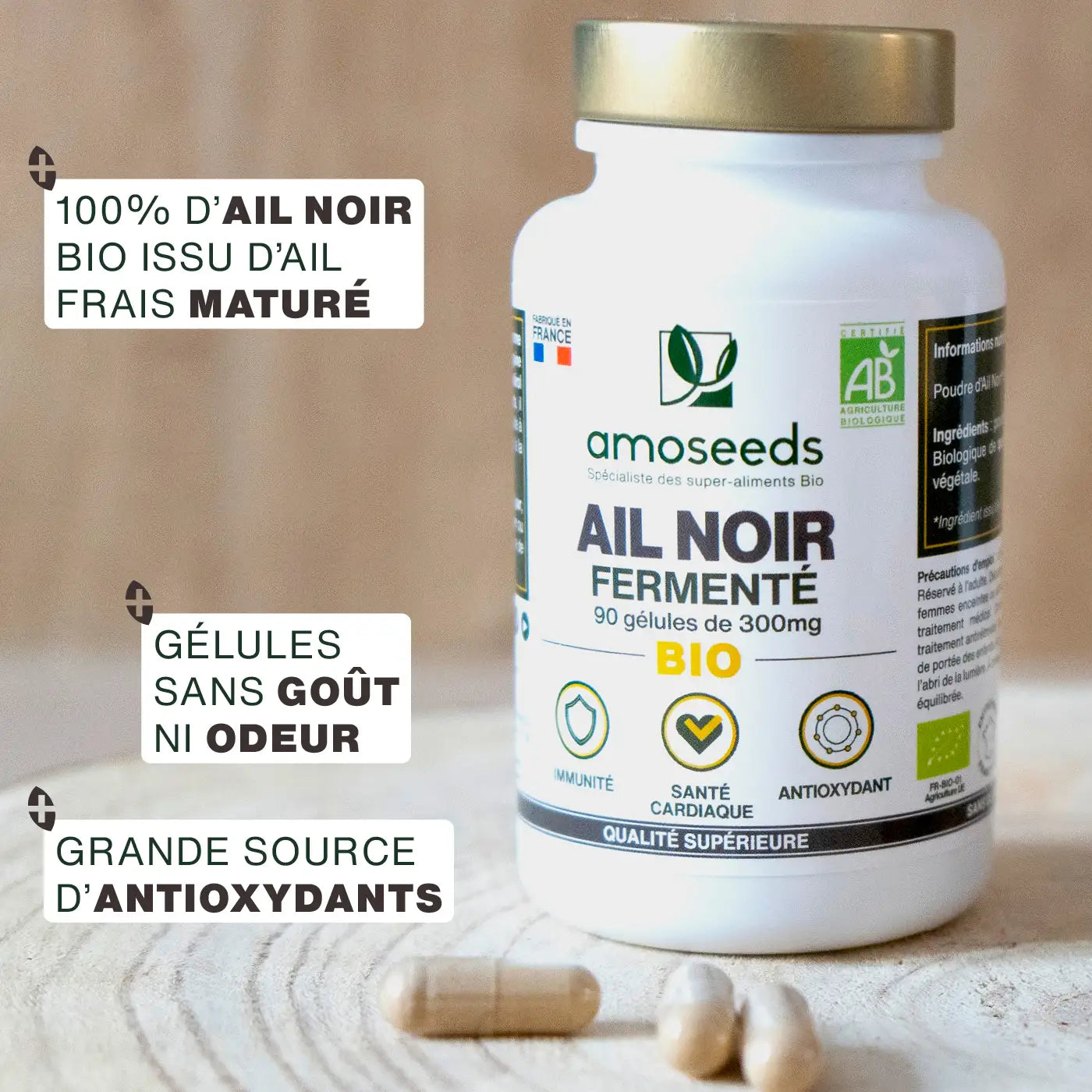 amoseeds-g-lules-bio-ail-noir-ferment-90-g-lules-coeur image 3