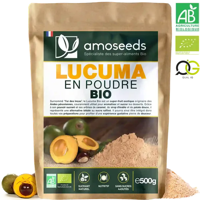 amoseeds-super-aliments-bio-lucuma-poudre-bio-500g-sucre image 1
