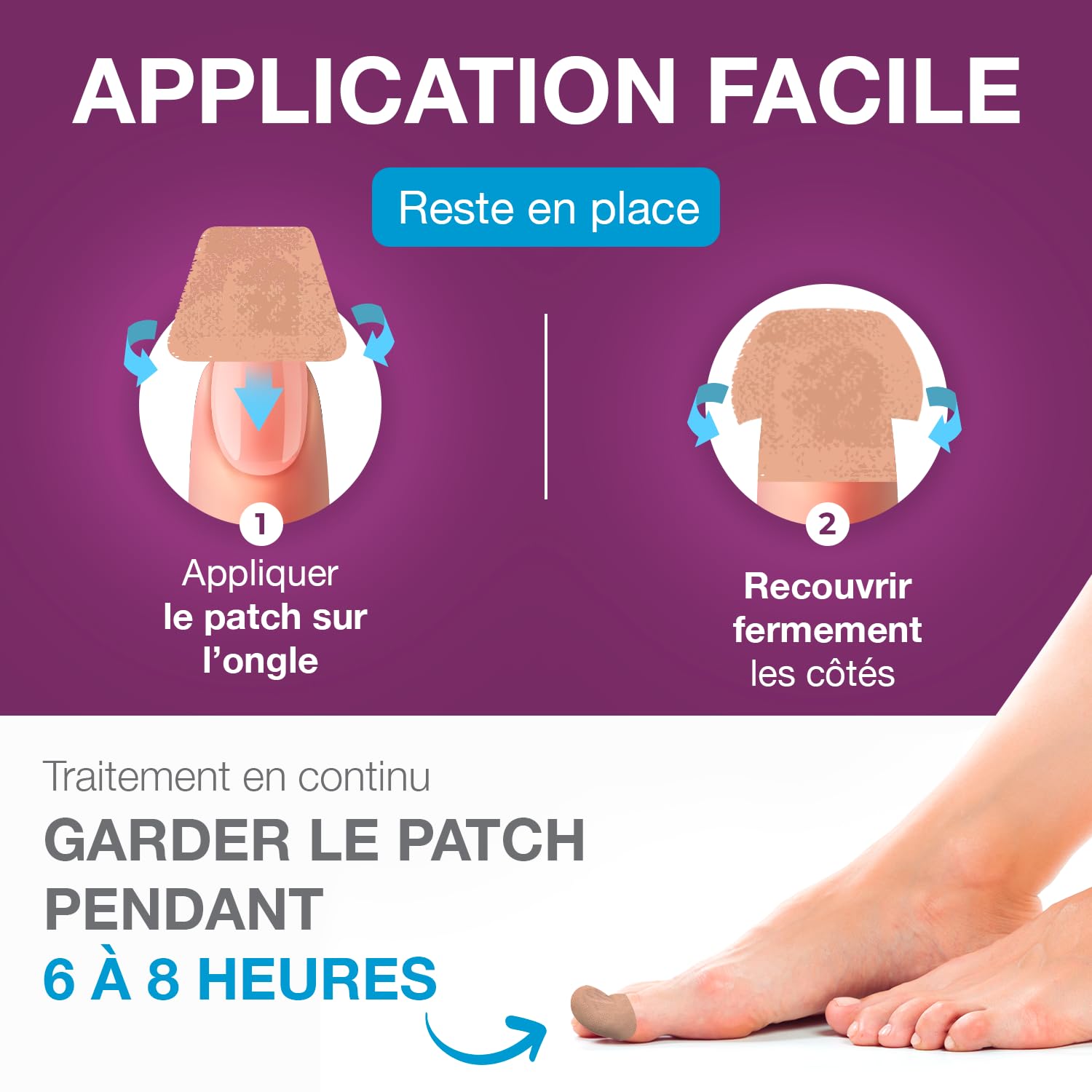 emtrix-ongle-patch-nuit-mycose-pied-14-patchs-ur-e image 4