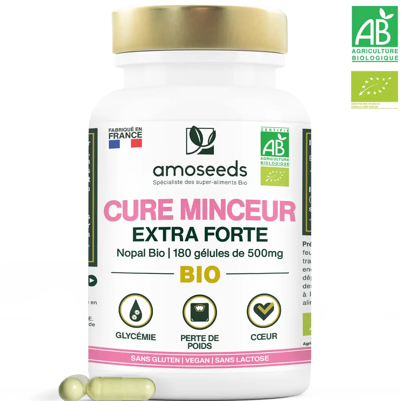 amoseeds-g-lules-bio-cure-minceur-extra-forte-180-g-lules image 1
